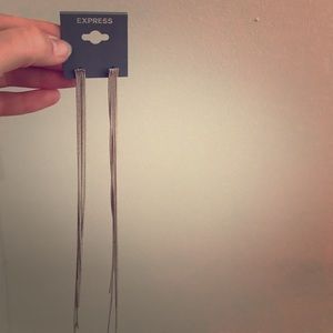 Silver Express earrings